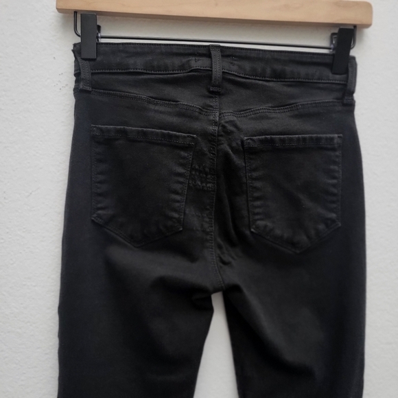 Black jeans L'AGENCE Marguerite High-Rise jeans revolve - Picture 4 of 6